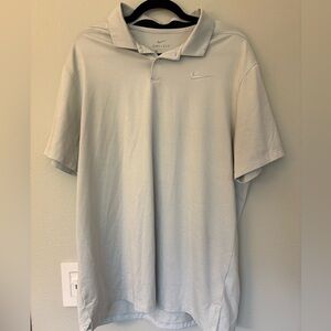 Nike Men's Light Gray Golf Shirt